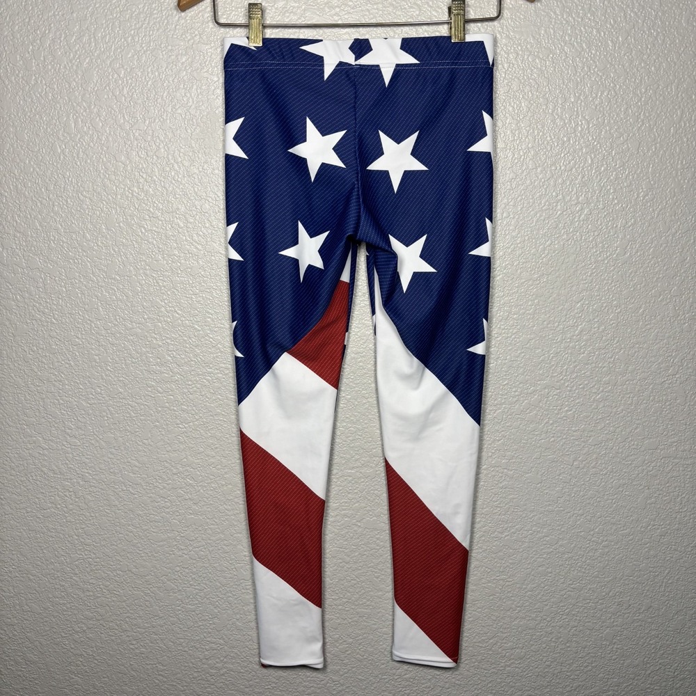 GearBunch Leggings Women's Medium  American Flag Made in USA